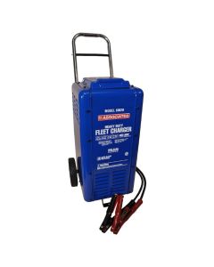 Associated 6002B 6V/12V/18V/24V 100A/80A/50A/40A  Heavy Duty Fleet Wheel Battery Charger with 400A Engine Start