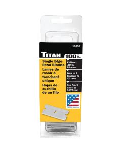TIT11036 image(0) - TITAN 100PC SINGLE EDGE #9 RAZOR BLA