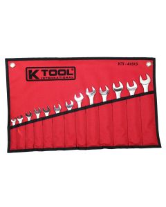 KTI41513 image(1) - K Tool International Wrench Set Combination 13 Piece Metric