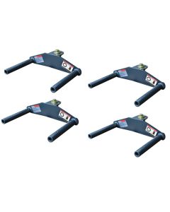 Atlas Automotive Equipment Fork Adapter Set For 2-Post Lifts, Fixed Width (Set of 4)