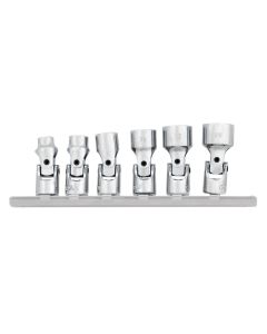 WLMW36980 image(0) - Wilmar Corp. / Performance Tool 6 Piece 1/4" Drive SAE Flex Socket Set