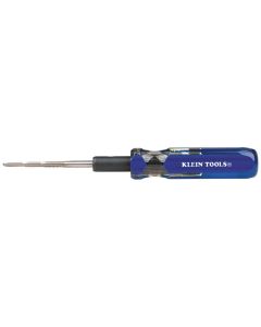 KLE6243INS image(0) - Klein Tools Insulated Precision Screwdriver, 3/32-Inch Slotted, 3-Inch Shank