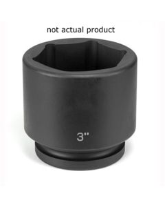 GRE4124R image(0) - Grey Pneumatic 1" Drive x 3-7/8" Standard Socket