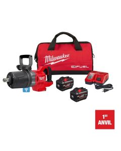 MLW2868-22HD image(0) - Milwaukee Tool M18 FUEL 1 Inch D-Handle High Torque Impact Wrench ONE-KEY REDLITHIUM FORGE HD12.0 Kit