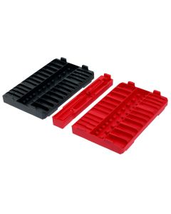 MLW48-22-9285T image(2) - Milwaukee Tool 98pc 3/8 inch Drive 6-Point & 12-Point Metric & SAE Ratchet and Socket Trays