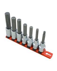 MRTS7K image(0) - Martin Tools SET SKT 1/2 HEX BIT 7PC CL