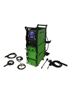 FOR11419 image(0) - Forney Industries 250 MP (Multi-Process) PRO Welder with 250 Amp Spool Gun Accessory Package and Dual Cylinder Cabinet Cart