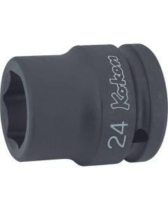 KKN16401M-25 image(0) - Ko-ken USA 16401M-25 3/4 Sq. Dr. Socket 25mm 6 point Length 50mm Thin walled