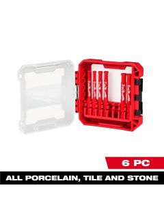 MLW49-56-0550 image(0) - Milwaukee Tool 6PC DIAMOND MAX Hole Saw Bit Set