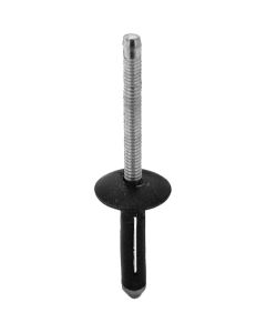 AUVECO AP17639 Split-Type Rivet, 1/4 in Dia x 3/16 to 3/8 in Grip Range, Aluminum Rivet/Mandrel, Black