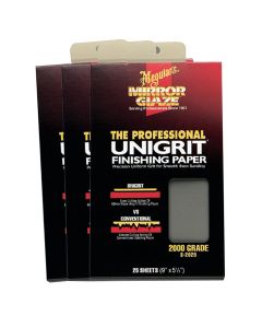 MEGS2525 image(1) - Meguiar's Automotive Unigrit Finishing Paper, 2500 Grade