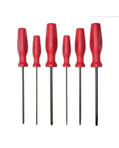 Mayhew 6 PC Long Slotted & Phillips Screwdriver Set