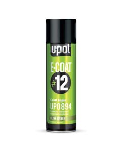 UPO0894 image(0) - U Pol Products E-COAT#12 UP0894 Repair Aerosol, 450 mL Aerosol Can, Olive Green, 59 sq-ft Coverage