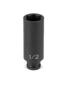 GRE918DS image(0) - Grey Pneumatic 1/4" Surface Drive x 9/16" Deep  Socket