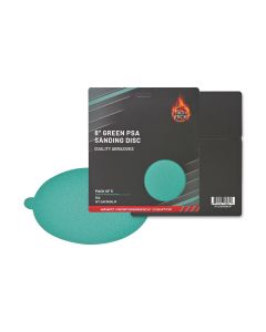 HITDAP8080JP image(0) - High Teck Products (5 pcs pack) 8" GREEN PSA Sanding Disc 80 Grit