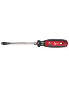 Milwaukee Tool 5/16" Slotted 6" Cushion Grip Screwdriver (USA)