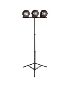 Maxxeon LUMENATOR&reg; Series Heavy Duty Triple Head Telescopic Tripod
