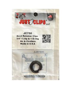 Just Clips Anvil Retainer 3/4 in. Clip Refill Kit (Pack of 5)