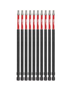 MLW48-32-4246 image(0) - Milwaukee Tool SHOCKWAVE 6" Impact Torx T25 Power Bits (10 Pk)