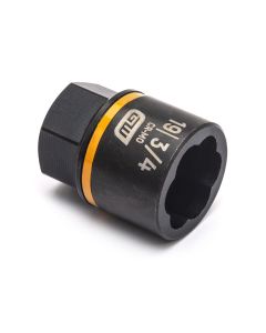 KDT84777 image(0) - GearWrench 3/8 Inch Drive Bolt Biter Impact Extraction Socket 19mm [3/4 Inch]