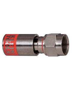 KLEVDV812615 image(0) - Klein Tools Universal F Compression Connectors RG59 10-Pack
