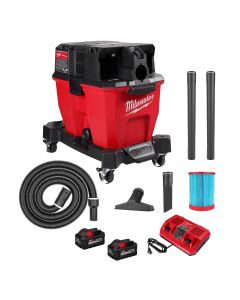 Milwaukee Tool M18 FUEL 9 Gallon Dual-Battery Wet/Dry Vacuum Kit