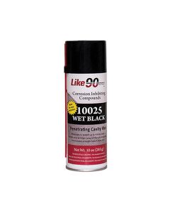 Like 90 10025 CIC Wet Black Penetrating Cavity Wax, 10 oz Aerosol Can, Black