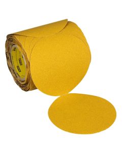MMM09311 image(0) - 3M  Stikit Gold Abrasive Disc Roll 09311, 80D, 6-inch (150mm), No Hole