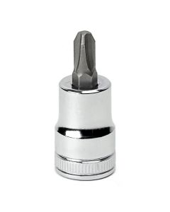 S K Hand Tools 3/8 in. Drive Pozidrive Screwdriver Bit Socket No.