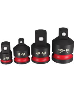MLW49-66-6742 image(2) - Milwaukee Tool SHOCKWAVE Impact Duty  1/4"-1/2"Drive  Adapter Set