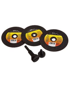 FOR71798 image(1) - Forney Industries Cut-Off Wheel Kit, 3 in, 5-Pieces