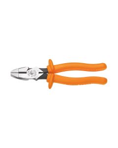 KLED2139NEINS image(0) - Klein Tools Side Cutting Pliers, New England Insulated, 9-Inch