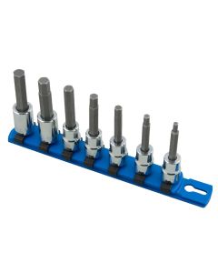 Martin Tools SKT SET 3/8 HEX BIT 7PC Clip