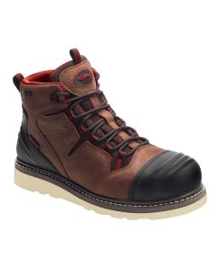 FSIA7506-7W image(0) - Avenger Work Boots Wedge - Men's Boots - Carbon Nano-Fiber Toe - IC|EH|SR - Brown/Black/Tan - Size: 7 - E - (Wide)