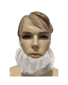 OBRFRBEARDNET-N image(0) - Oberon Beardnet - Flame Resistant - Color: White - Size - OSFM