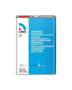 USC10-1 image(0) - US Chemical 10-1 10 Universal High-Build Urethane Clear Coat, 1 gal, 4:1 Mixing