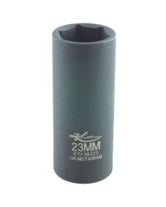 KTI38223 image(0) - K Tool International SOC 23MM 1/2D IMP 6PT DP BLK