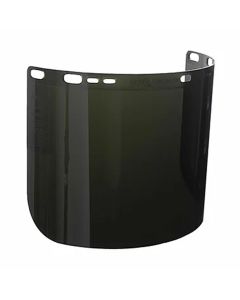 SRW29080 image(0) - Jackson Safety Jackson Safety - Replacement Windows for F50 Polycarbonate Special Face Shields - Shade IRUV 5.0 - 8" x 15.5" x.060" - D Shape - (12 Qty Pack)