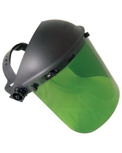 SAS Safety Impact-Resistant Standard Green Faceshield