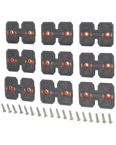 KLEBCRP05 image(0) - Klein Tools Hard Tool Module Flaps, Rail System, 9-Pack