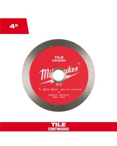 Milwaukee Tool 4 inch Continuous Tile Diamond Blade