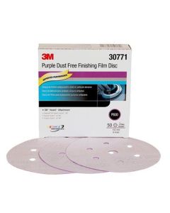 MMM30771 image(0) - 3M Purple Finishing Film Hookit(TM) Disc P600