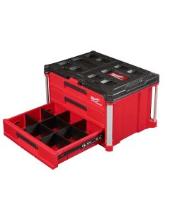 MLW48-22-8443 image(2) - Milwaukee Tool PACKOUT 3-Drawer Tool Box