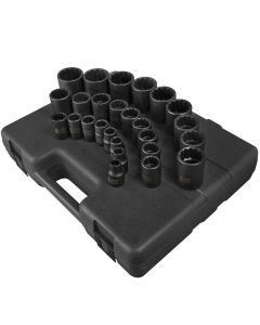 SUN2826 image(0) - SUNEX 26-Piece 1/2 in. Drive 12-Point Metri