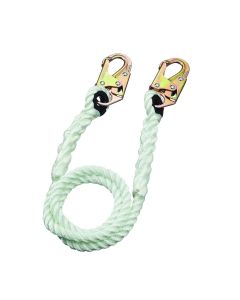 PeakWorks PeakWorks - Restraint Lanyard with 5/8" Rope - Snap Hooks - 4 FT