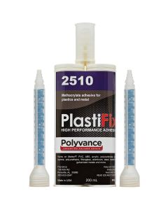 URE2510 image(0) - Urethane Supply Co. Polyvance PlastiFix 2510 High Performance Adhesive, 200 mL Cartridge, Off-White, Viscous Liquid