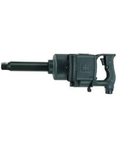 Ingersoll Rand 1" Air Impact Wrench, 1600 Max Torque, D-Handle, 6" Extended Anvil