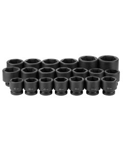 GRE9020M image(1) - Grey Pneumatic 1" Drive 20 Piece Metric Set 45mm to 75mm