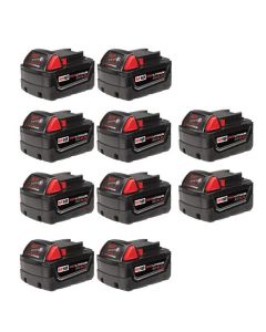 MLW48-11-1851 image(1) - Milwaukee Tool M18 REDLITHIUM XC5.0 Extended Capacity Battery (10 Pk)