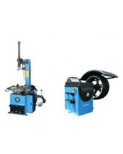 ATETCWB-COMBO1-FPD image(1) - Atlas Equipment TC229 Rim Clamp Tire Changer + WB11 Wheel Balancer Combo Package